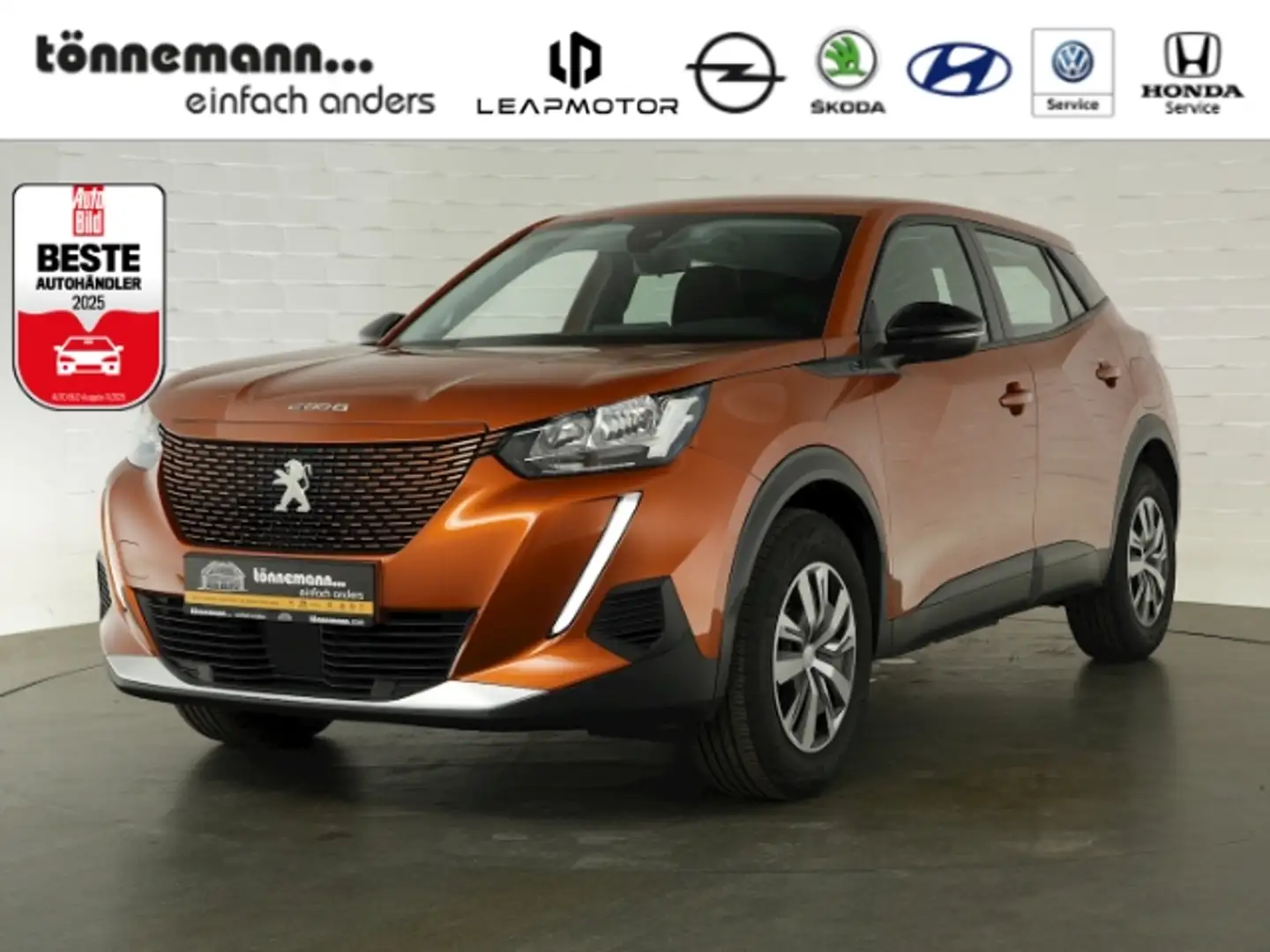 Peugeot 2008 ACTIVE 50kWh AT+RÜCKFAHRKAMERA+SITZHEIZUNG+PARKPIL Orange - 1