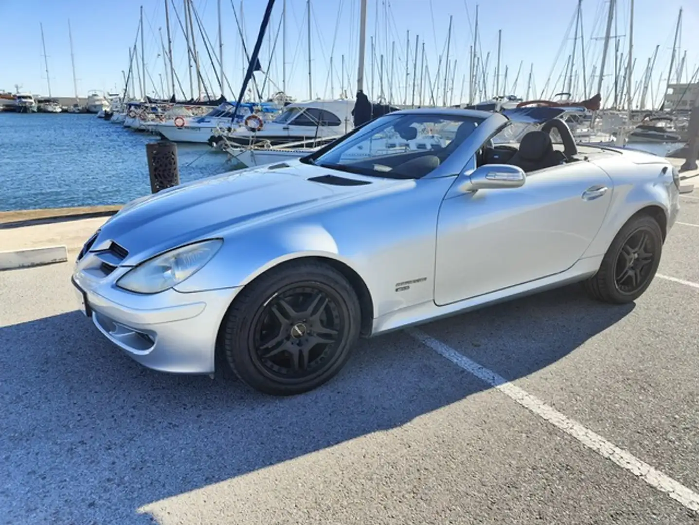 Mercedes-Benz SLK 200 200K Argent - 1
