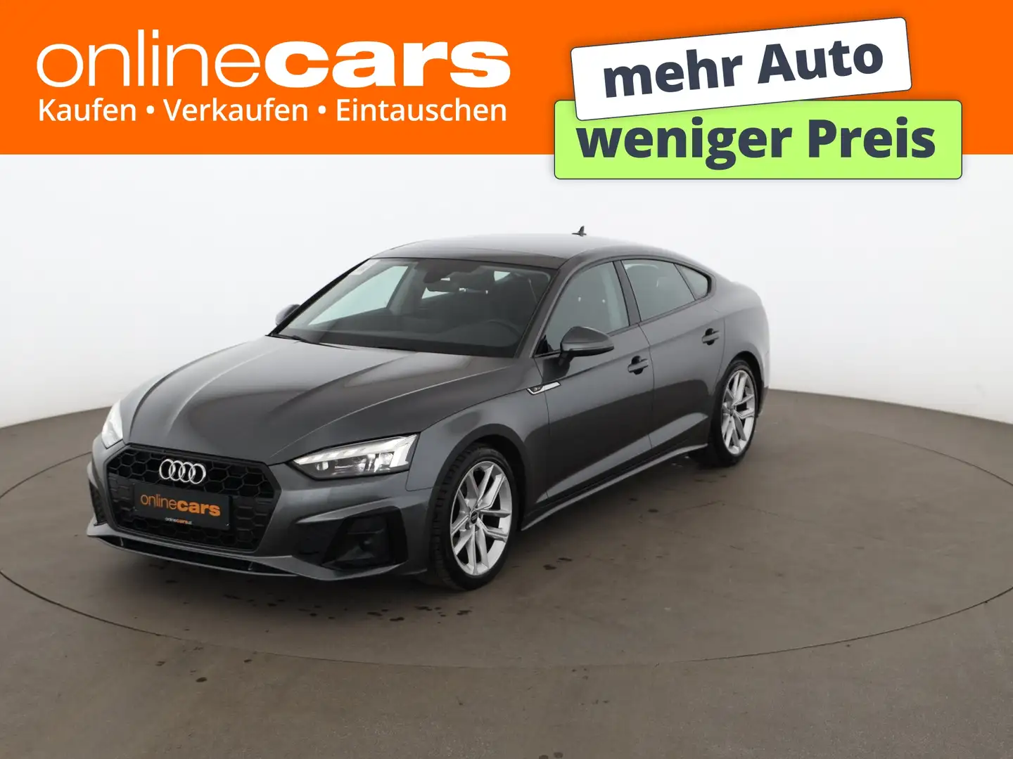 Audi A5 SB 30 TDI S-Line Aut LED SKY LEDER NAVI SITZHZ Grau - 1