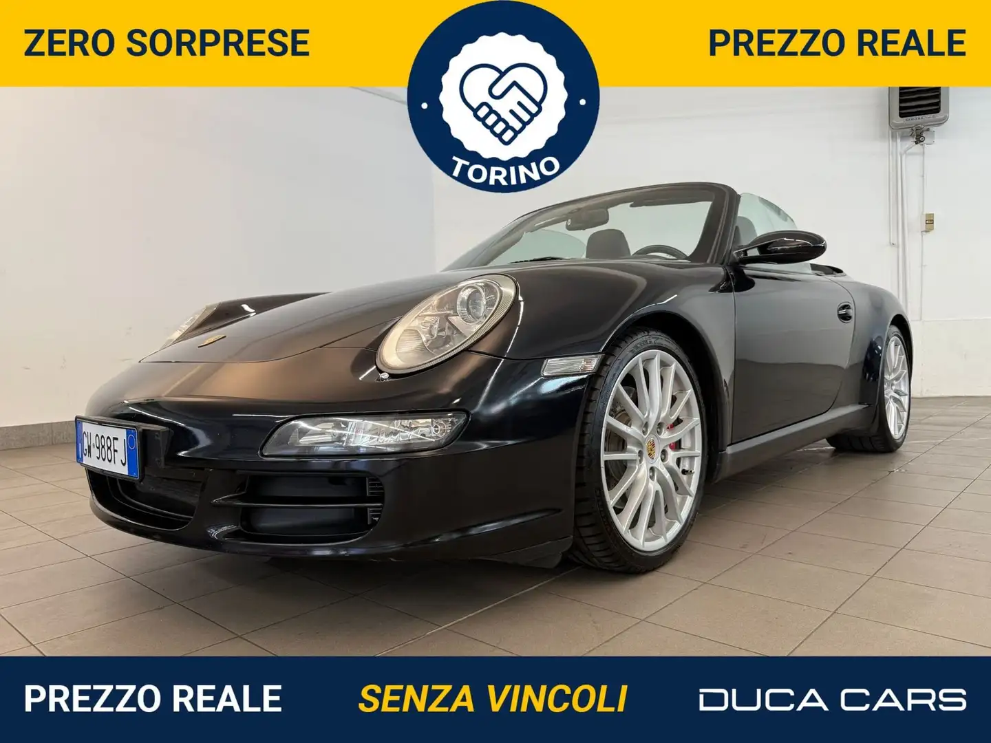Porsche 997 911 Carrera S Cabriolet Nero - 1