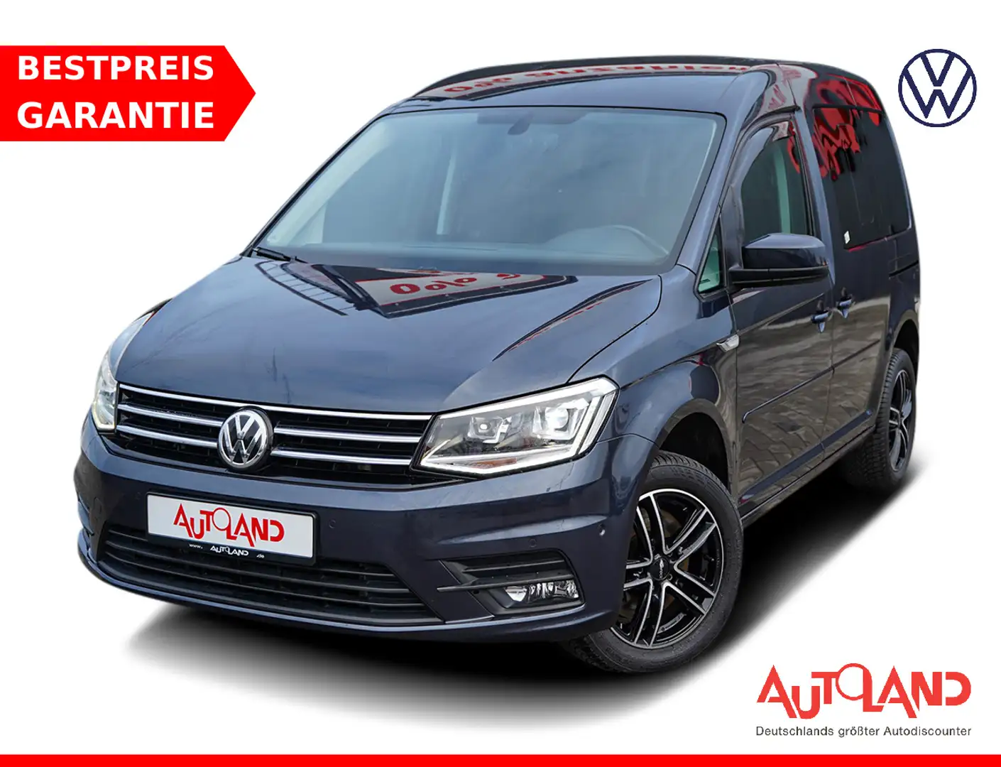 Volkswagen Caddy 1.4 TSI Bi-Xenon Navi Tempomat AHK PDC AUX Albastru - 1