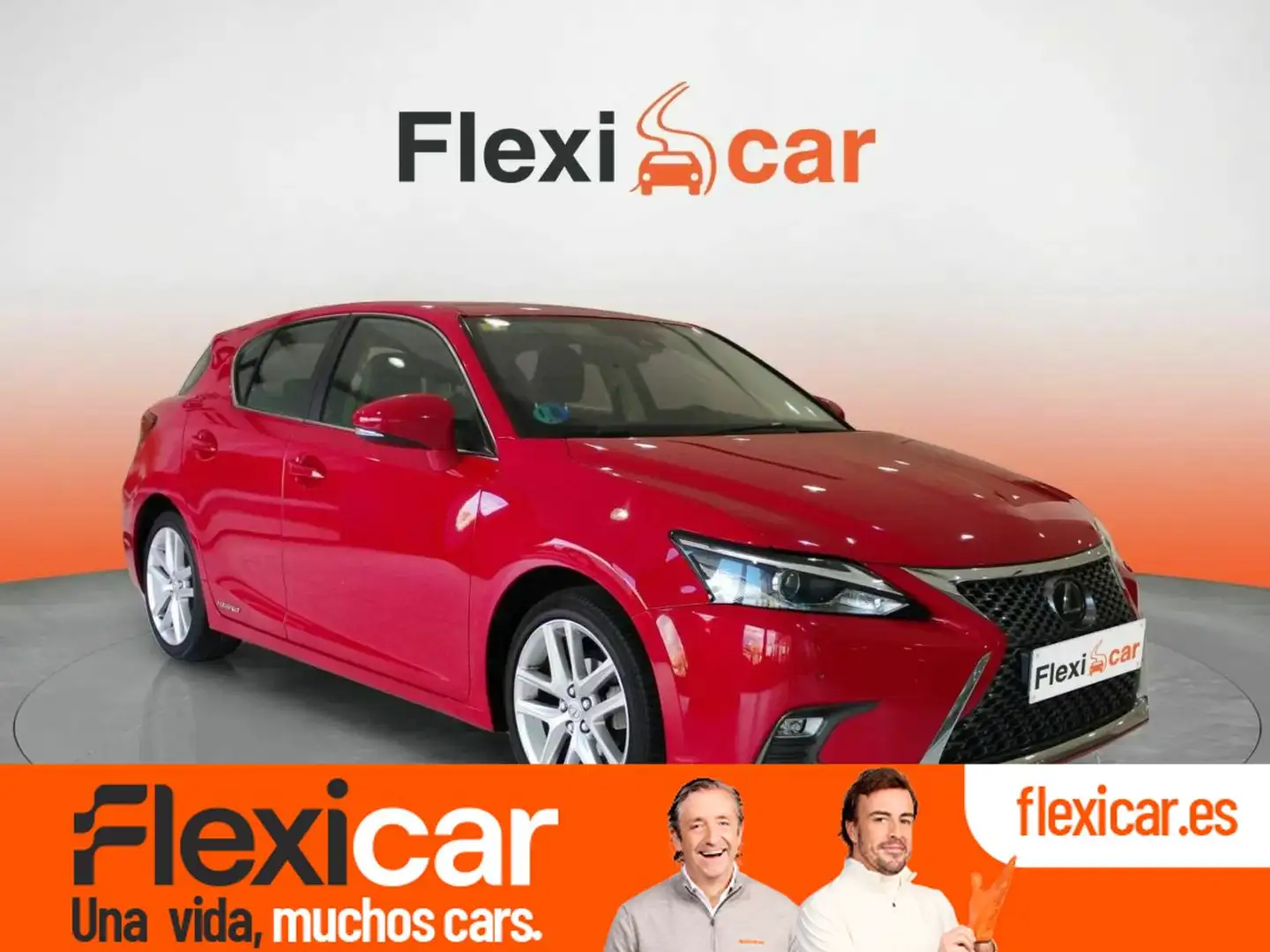 Lexus CT 200h 1.8 Luxury Rojo - 1
