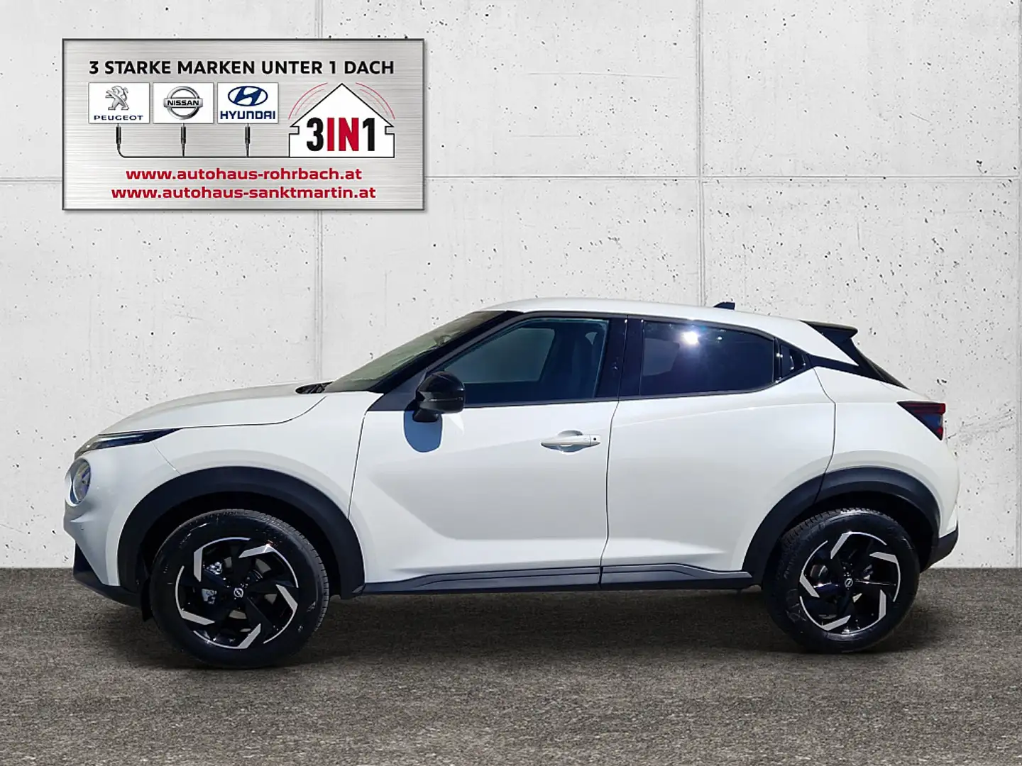 Nissan Juke 1,0 DIG-T N-Connecta Weiß - 2