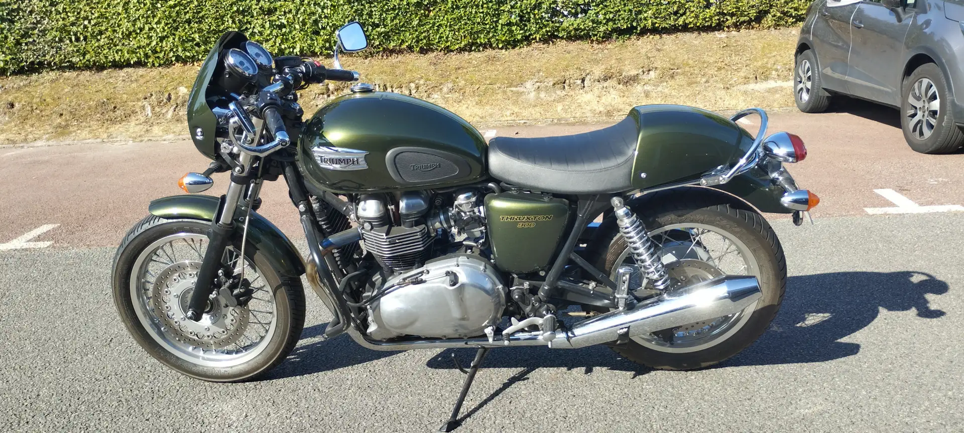Triumph Thruxton Groen - 2