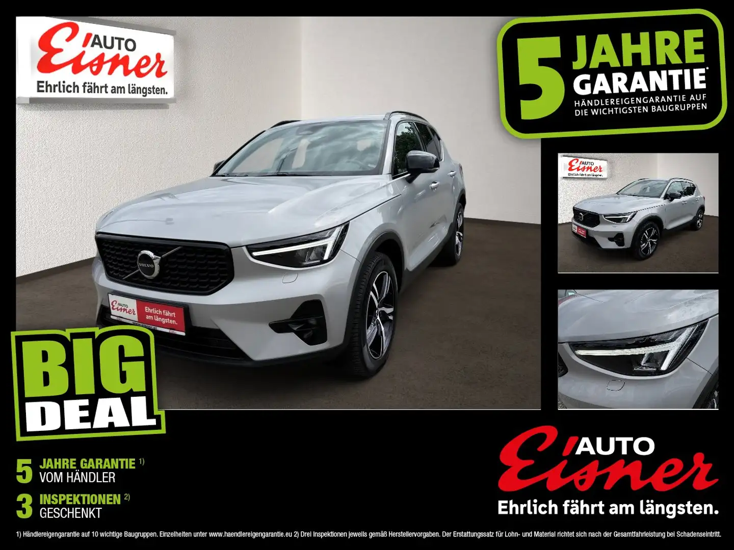 Volvo XC40 Plus Dark Lagerabverkauf bis 31.08.2026 Silber - 1