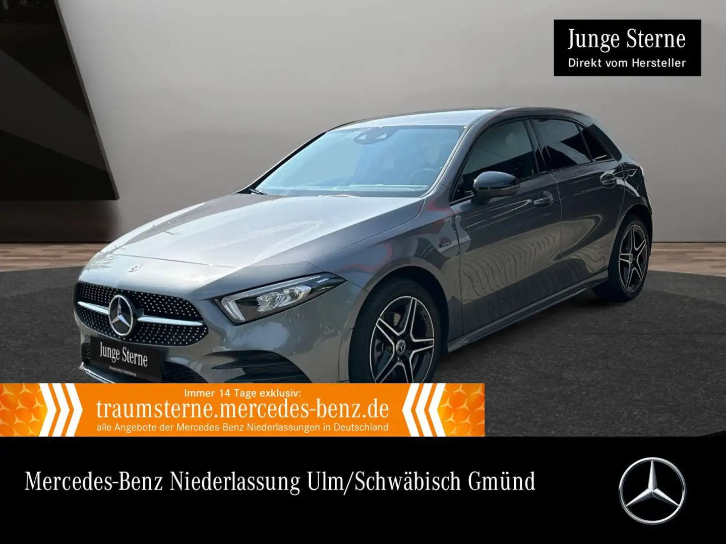 Mercedes-Benz C 300 A 250 e AMG+NIGHT+LED+KAMERA+8G Gris - 1