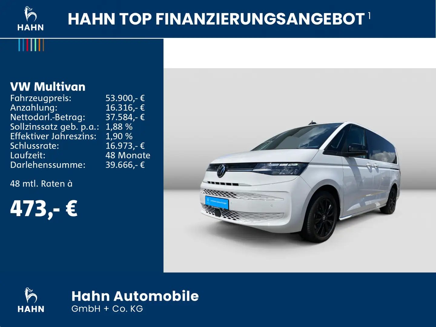 Volkswagen T7 Multivan 2.0 TSI Life LR PDC LED ACC Sitz-/Stand Weiß - 2