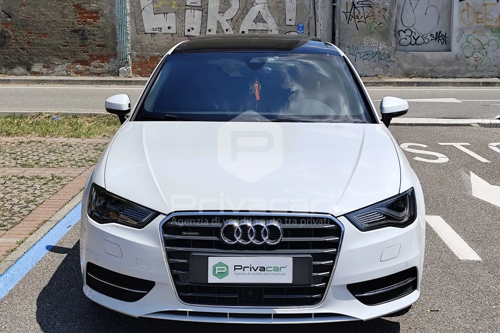 Audi A3 A3 SPB 2.0 TDI 184 CV clean diesel quattro S troni Bianco - 2