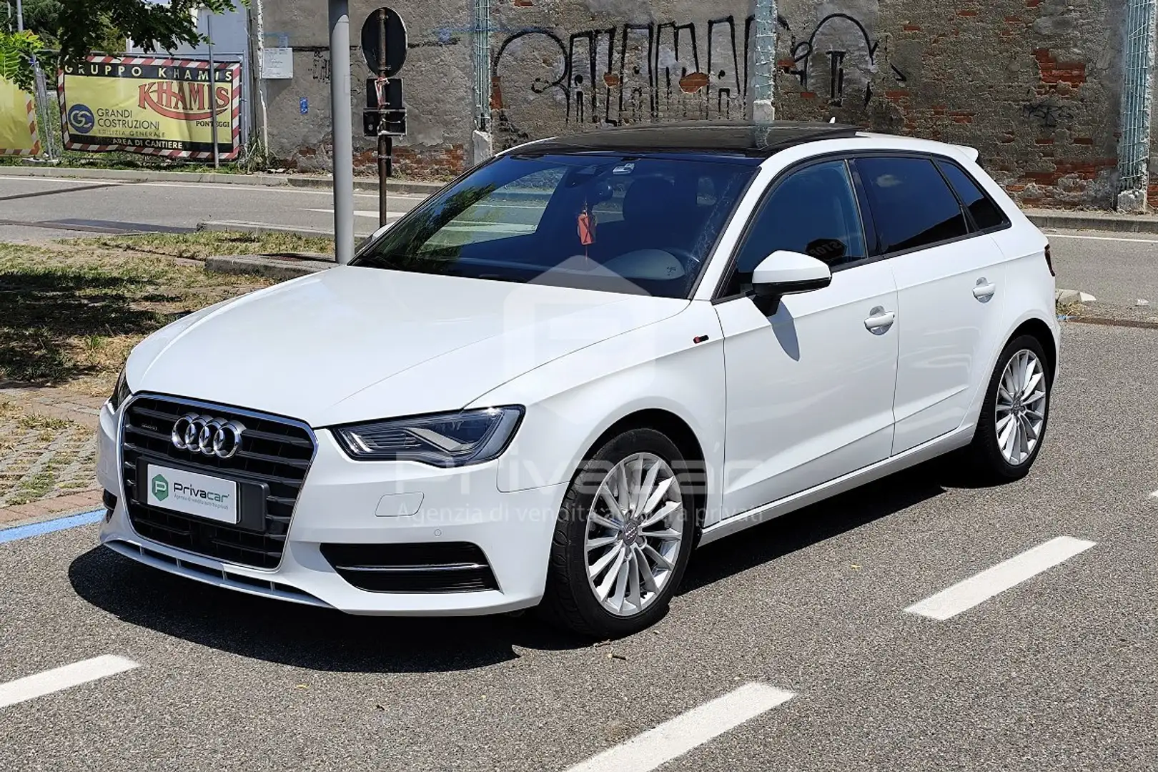 Audi A3 A3 SPB 2.0 TDI 184 CV clean diesel quattro S troni Bianco - 1