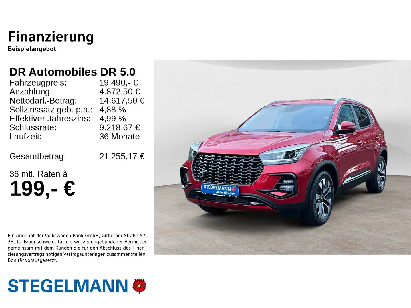 DR Automobiles DR5.0 SUV - viel Ausstattung, wenig Preis Rouge - 2