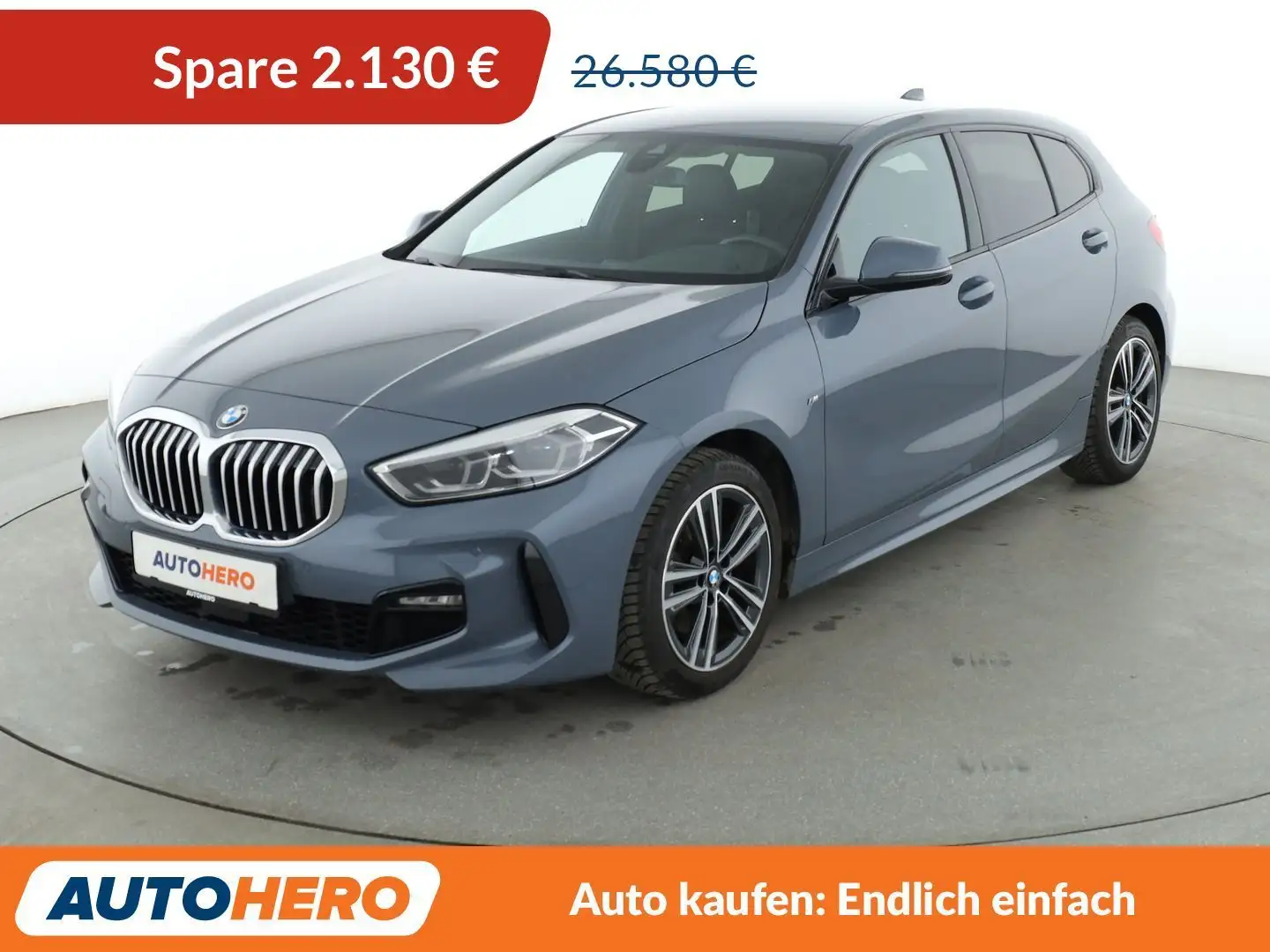 BMW 118 118d M Sport *NAVI*LED*TEMPO*PDC*SHZ* Grau - 1