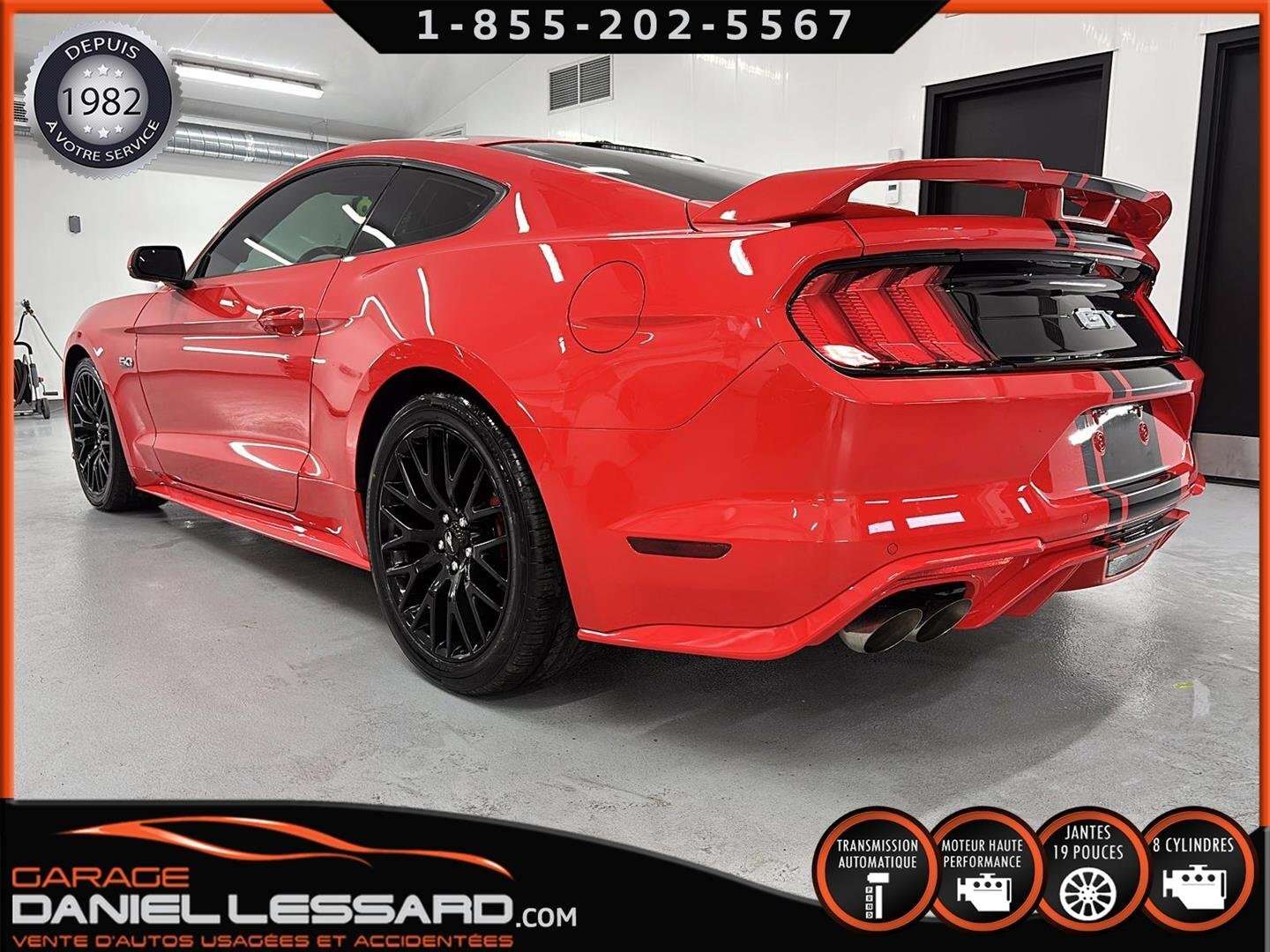 2019 Ford Mustang GT 5.0 LITRES, AUTOMATIQUE, MAG 19P, CAMERA, AILER — снимка 1