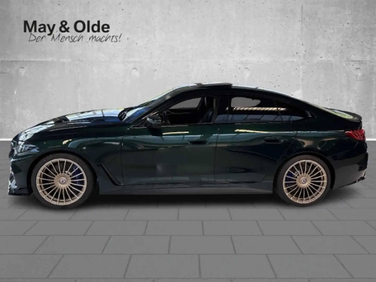 Alpina B4 GT Gran Coupe StandHZG Panorama Navi Leder H/K LED Grün - 2