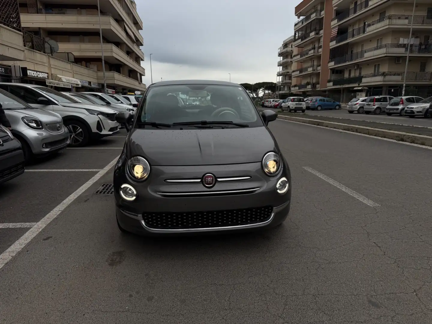 Fiat 500 1.0 Hybrid Dolcevita LED PDC PANORAMA LED PDC BLUE Grijs - 1