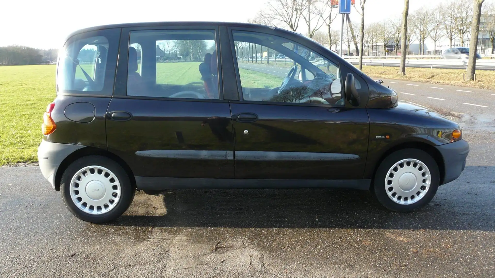 Fiat Multipla 1.6 ELX,Airco,Elec.pakket,Trekhaak,...6-persoons!! Schwarz - 2
