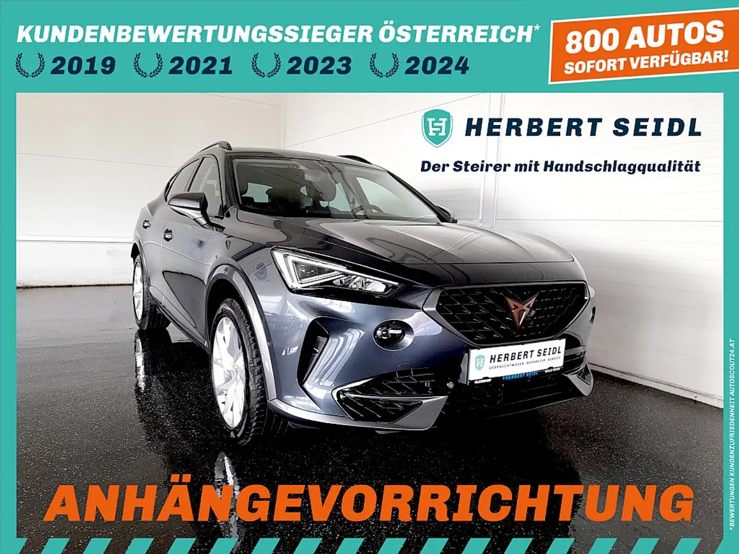 CUPRA Formentor 4x4 2,0 TDI DSG *VOLL-LED / VIRTUELL / NAVI / A... Grau - 1