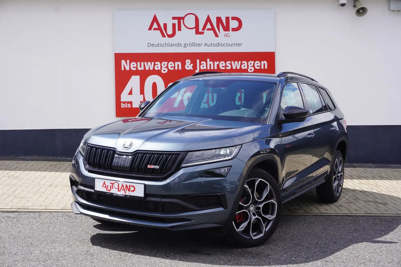 Skoda Kodiaq 2.0 RS 4x4 DSG LED AHK PDC Kamera ACC Grau - 2