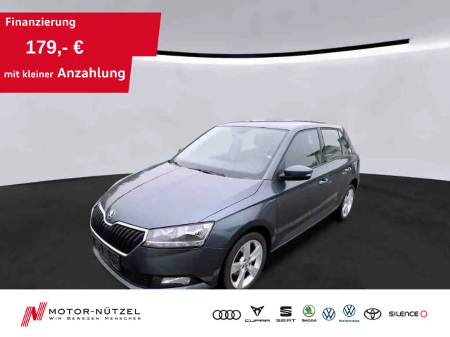 Skoda Fabia 1.0 COOL PLUS SHZ+PDC+NSW+BT+DAB+MFL+KLIMA Grau - 1