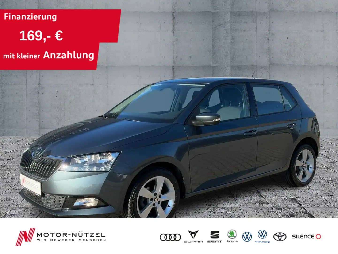 Skoda Fabia 1.0 COOL PLUS SHZ+PDC+NSW+BT+DAB+MFL+KLIMA Gri - 1