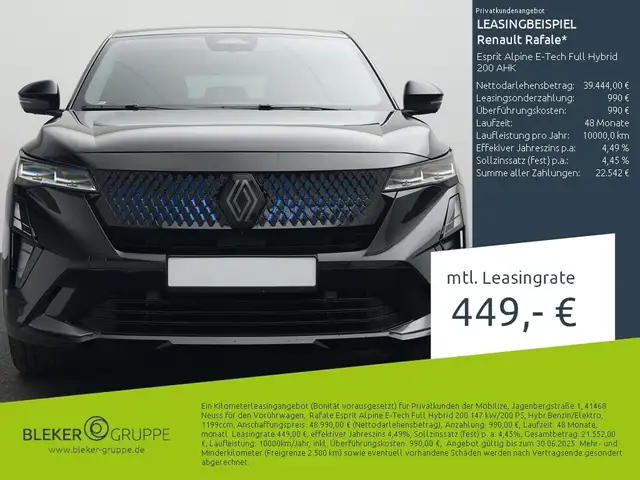 Renault Rafale Esprit Alpine E-Tech Full Hybrid 200 AHK