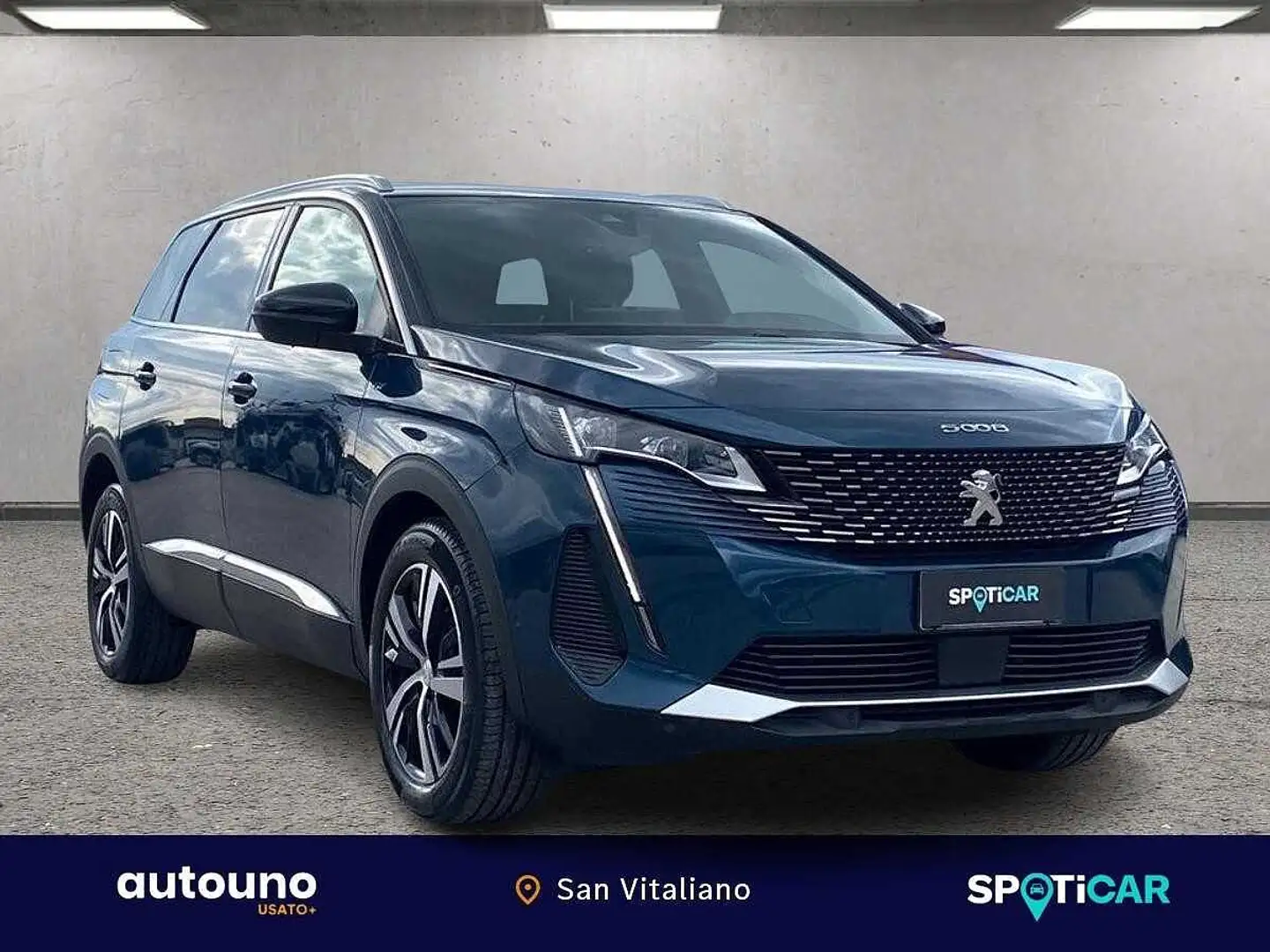 Peugeot 5008 II 2021 5008 1.5 bluehdi GT s&s 130cv eat8 Blu/Azzurro - 2