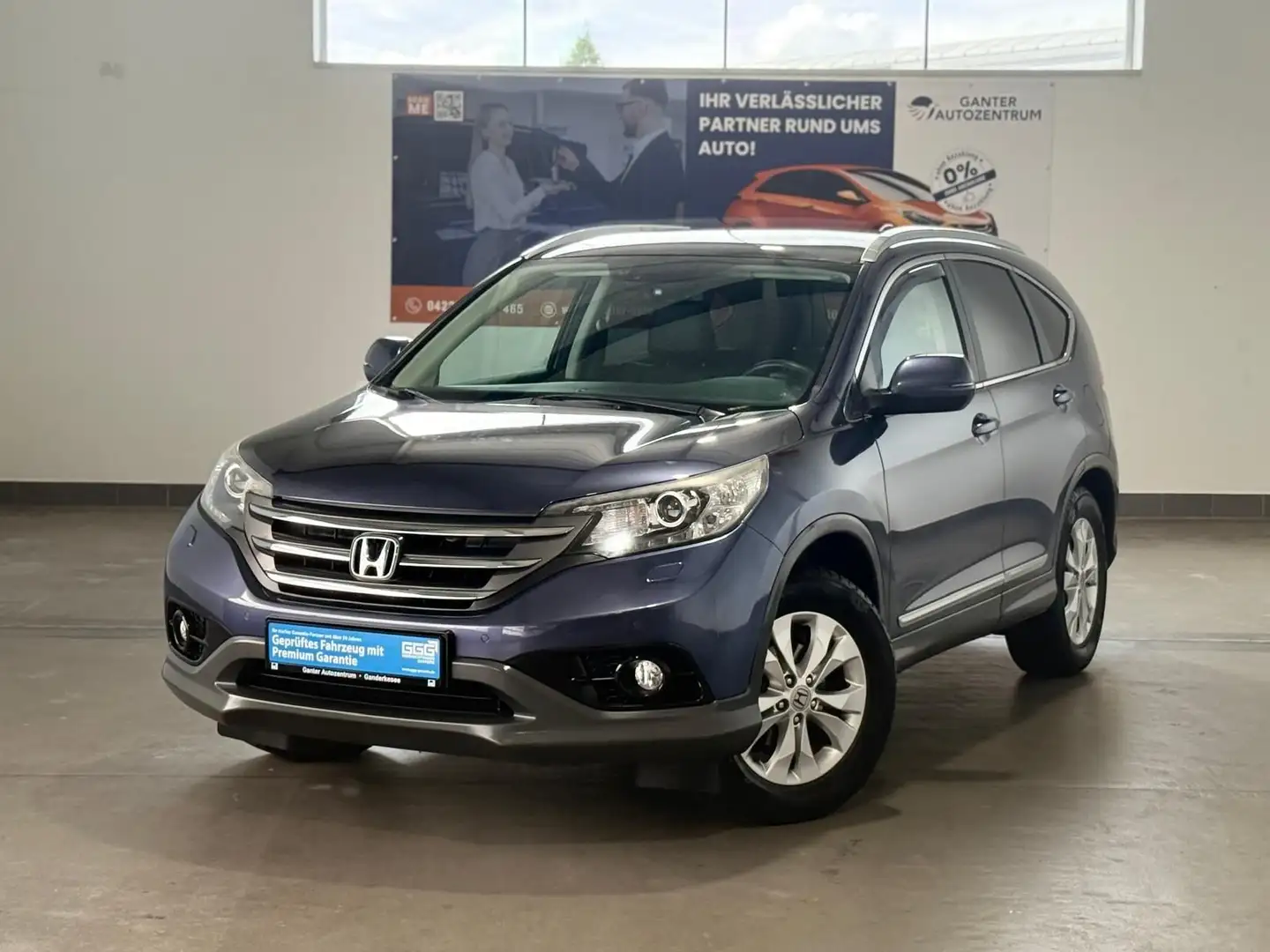 Honda CR-V Executive 2.0 VTEC 4WD AHK+PANO+LEDER+RFK Albastru - 1