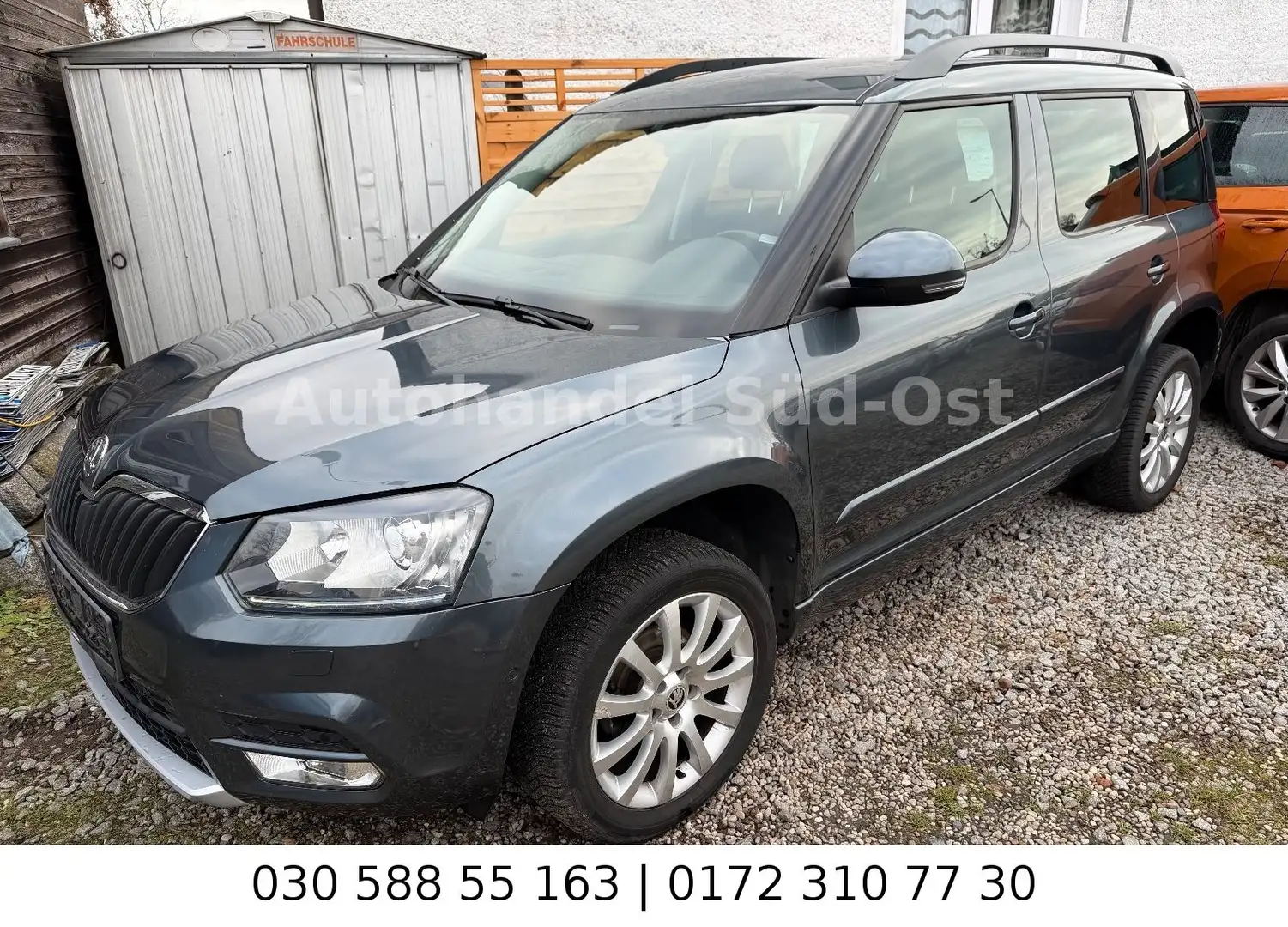 Skoda Yeti Eleg AHK  DSG Multi STHZ PDC Alu Allwetter Gris - 1