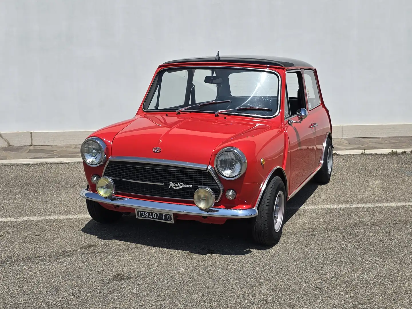 Innocenti Mini 1300 Cooper Pre-Export ASI Targa Oro Red - 1
