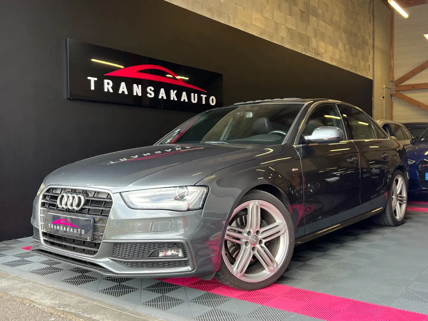 Audi A4 S Line Multitronic A Gris - 1