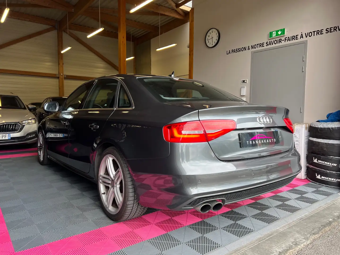Audi A4 S Line Multitronic A Gris - 2