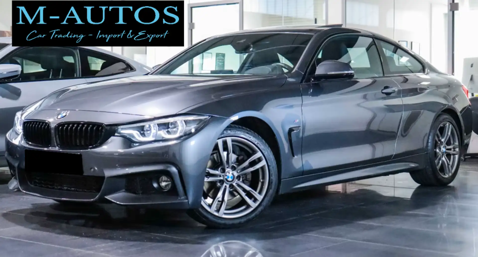 BMW 420 420dA Coupé M Sport Gris - 1