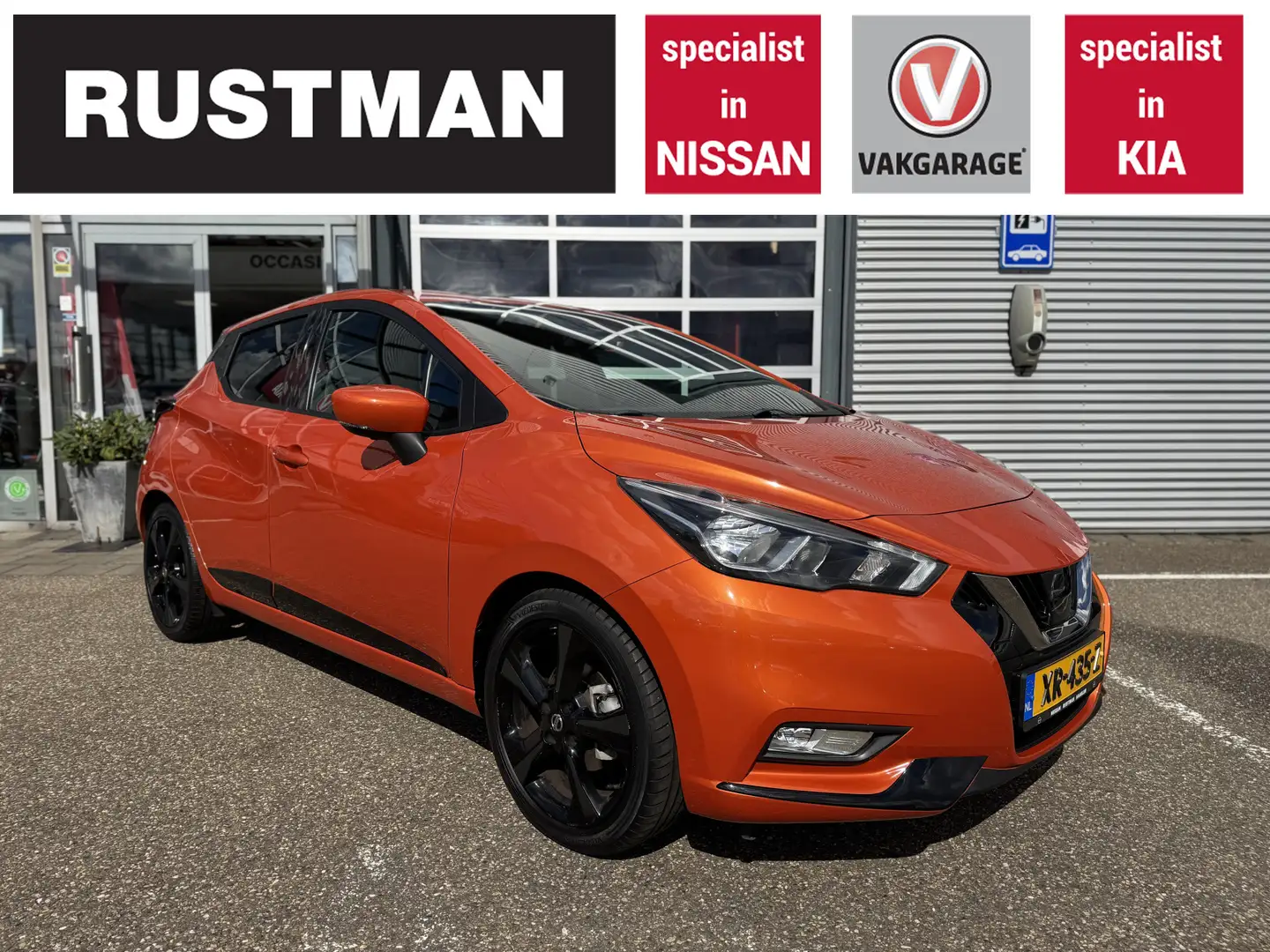 Nissan Micra 0.9 IG-T Tekna 360 trekhaak (1.200kg) Orange - 1