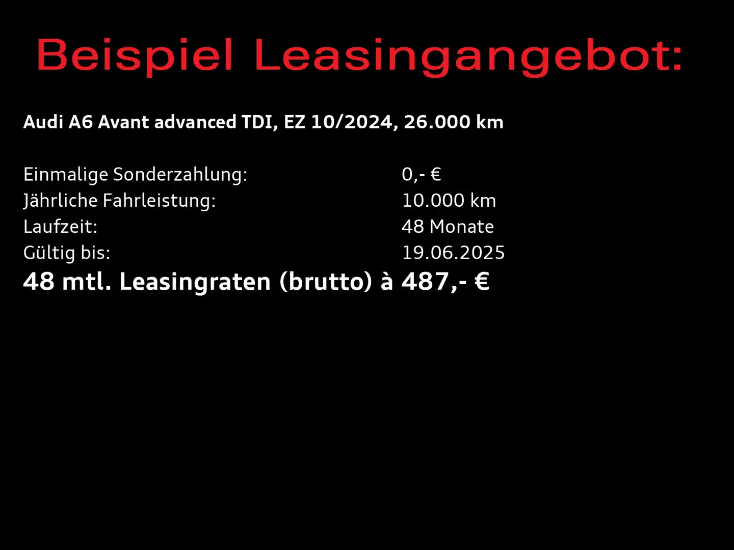 Audi A6 advanced 40TDI quattro S-tronic/ Matrix Schwarz - 2