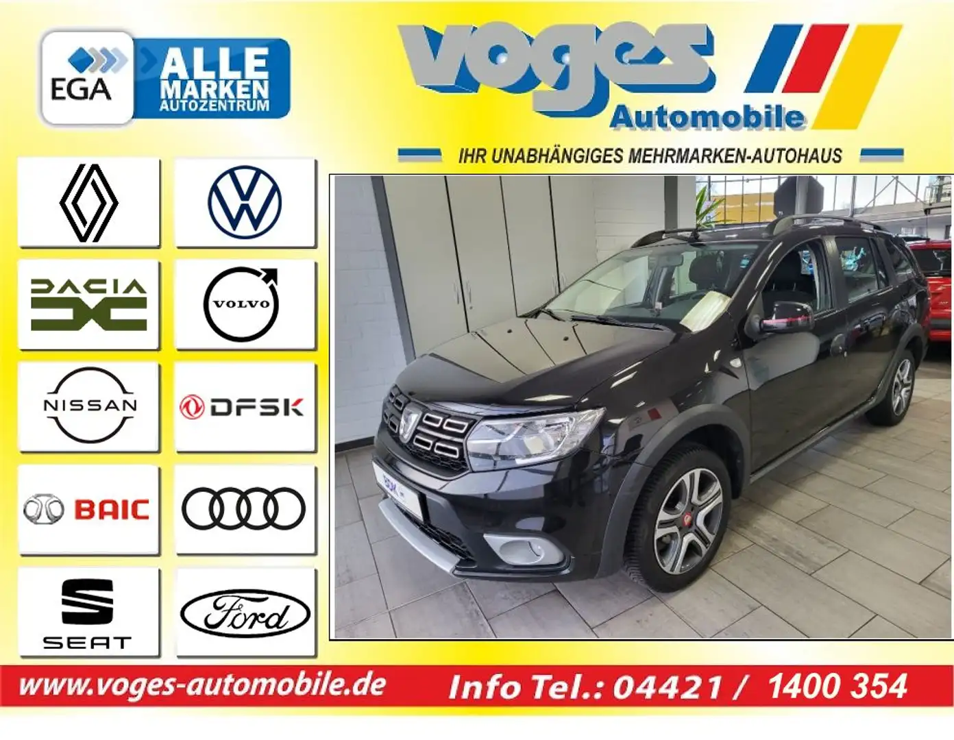 Dacia Logan MCV TCe 90 Stepway  + AHK+NAVI Schwarz - 1