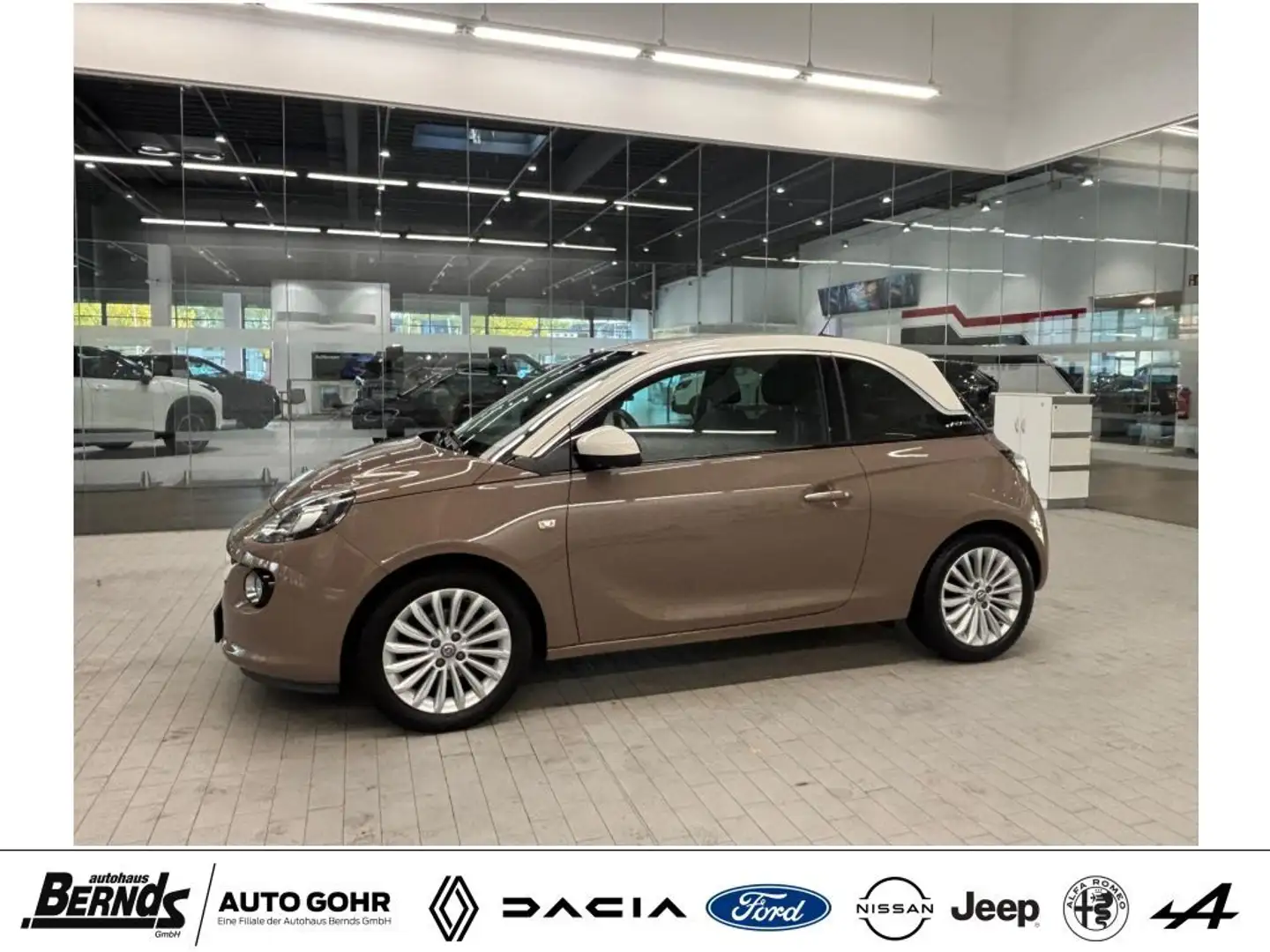 Opel Adam 1.4 Germany's next Topmodel NAVI GJR SHZ LHZ KLIMA Brun - 2