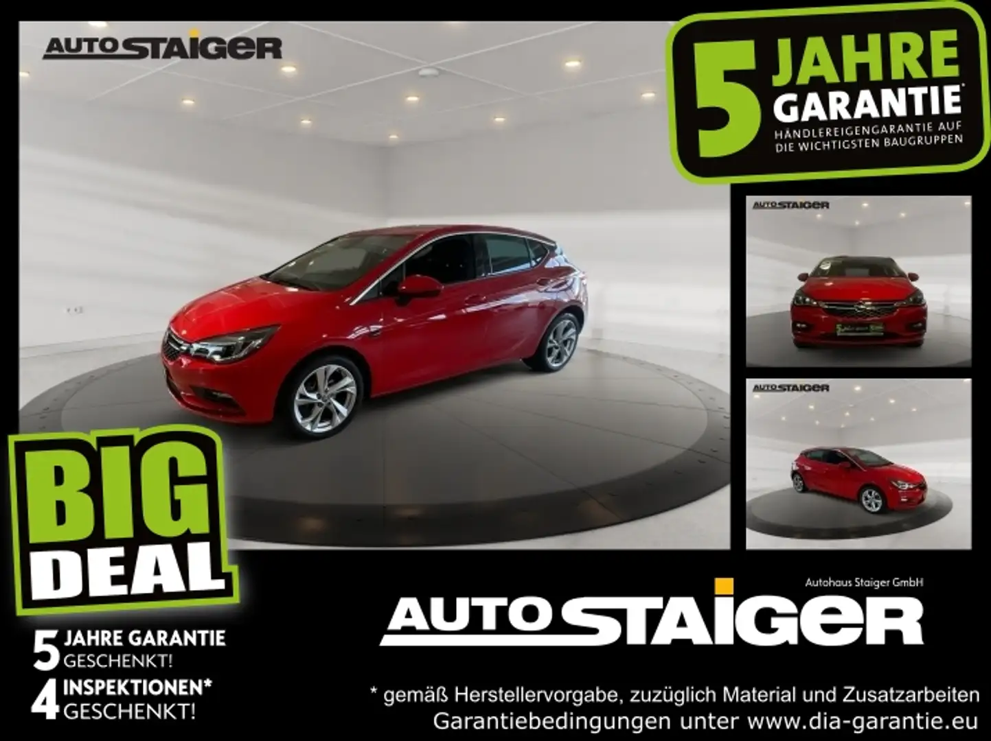 Opel Astra K 1.4 Turbo Dynamic Rouge - 1