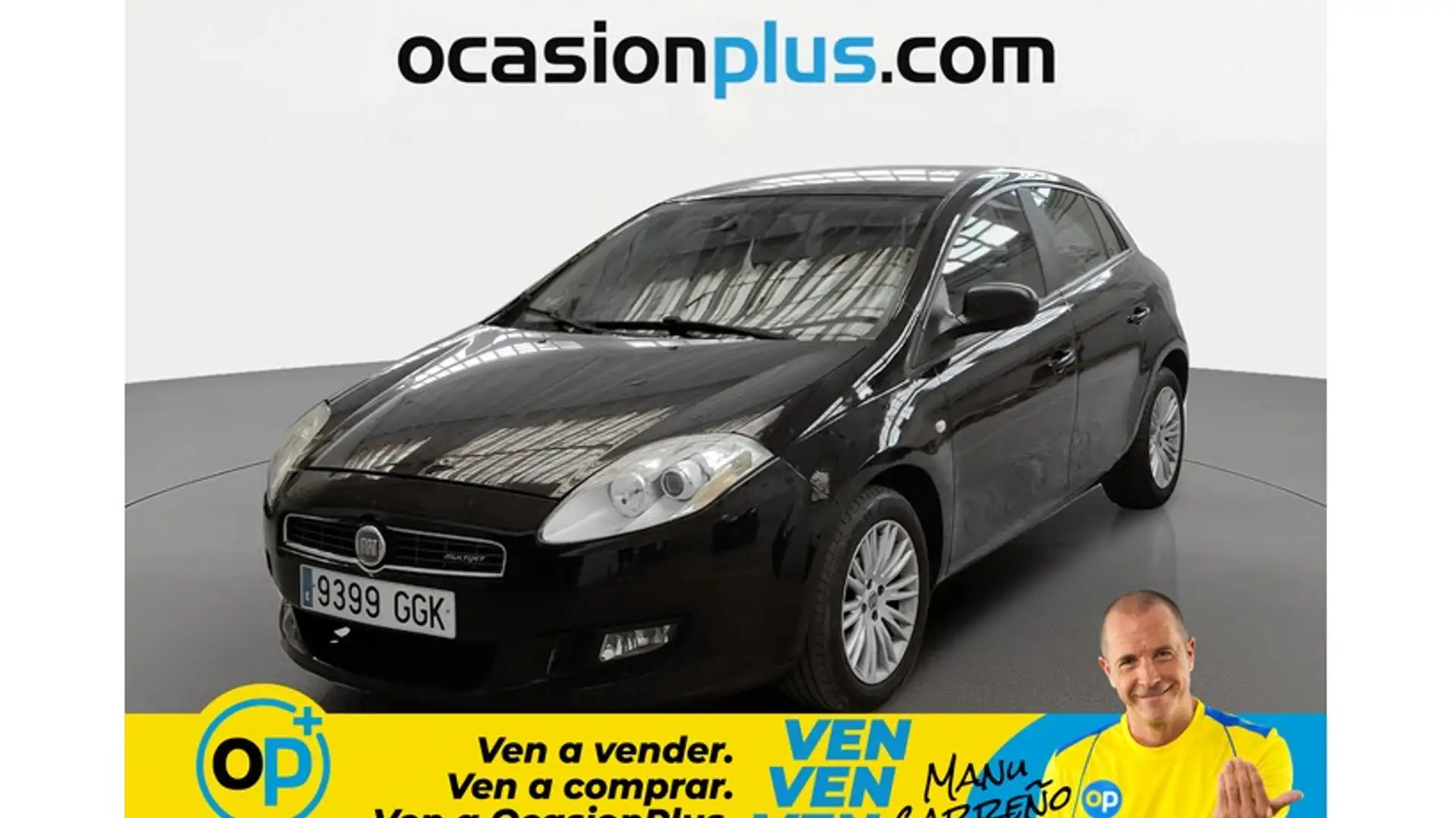 Fiat Bravo 1.9Mjt Dynamic 120 Negro - 1