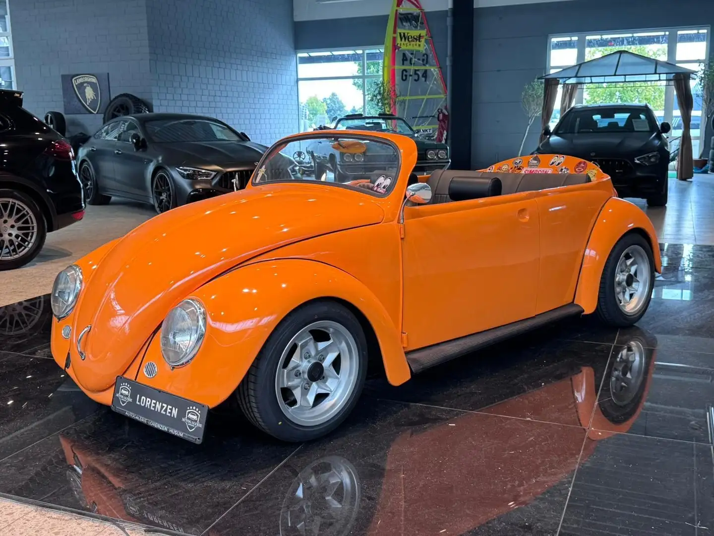 Volkswagen Käfer 1200 HOT ROD ATS LM-Rad D.-Zulass. HU neu Orange - 1