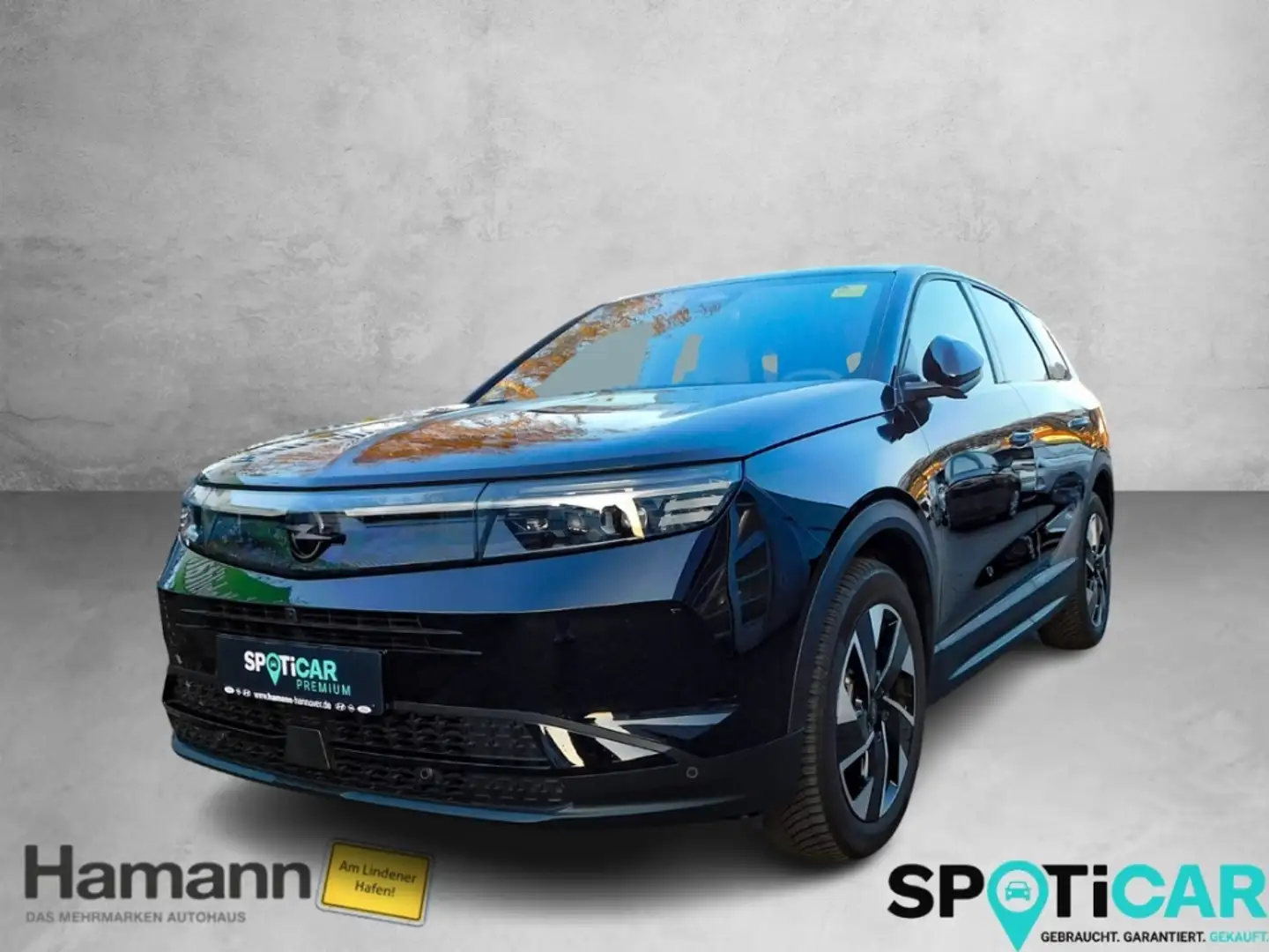 Opel Grandland 1.2 GS 48V Mild-Hybrid LED AHK Navi  Hzb. Frontsch Schwarz - 1
