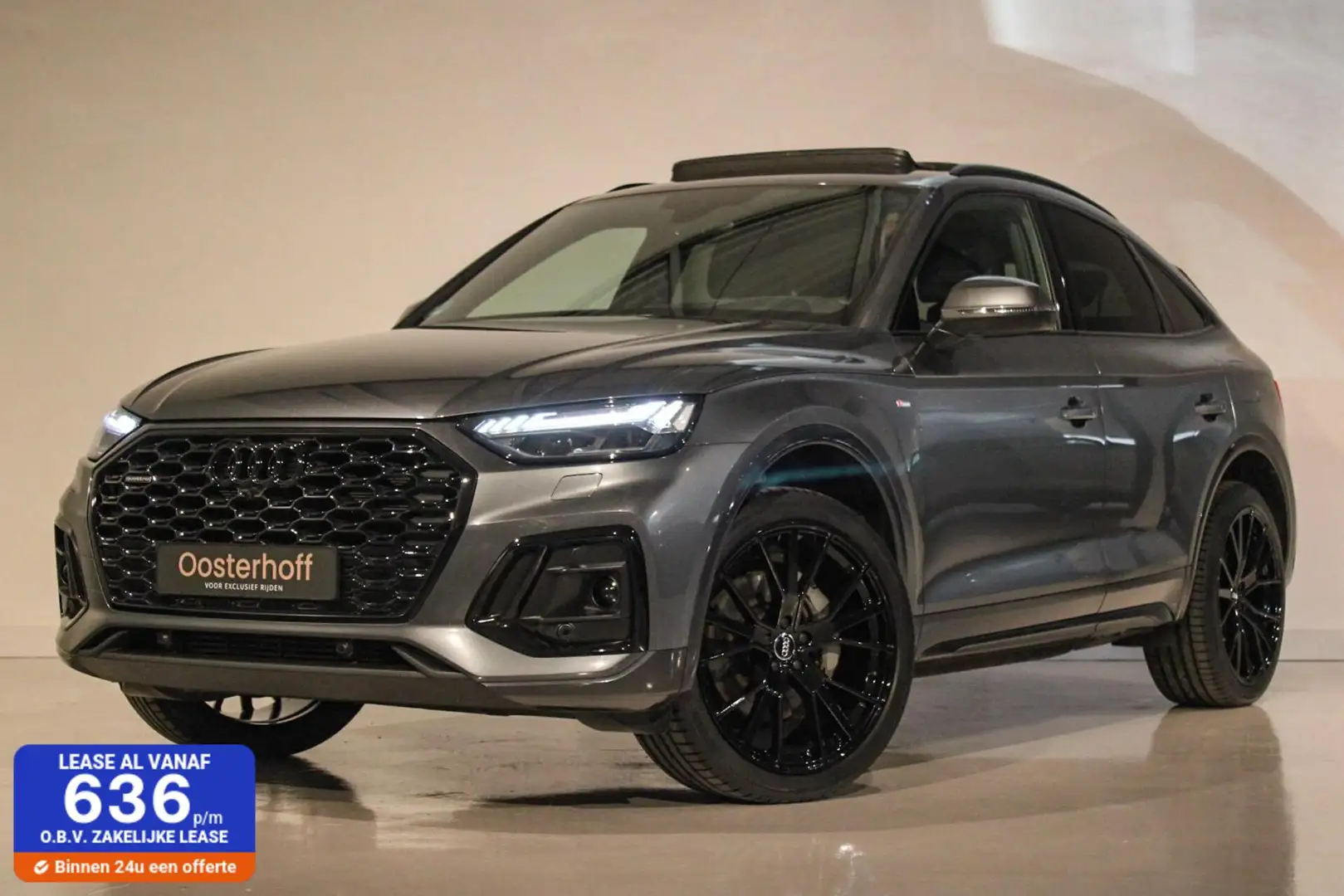 Audi Q5 Sportback 55 TFSI e S edition RS STOEL | HUD | B&O Gris - 1