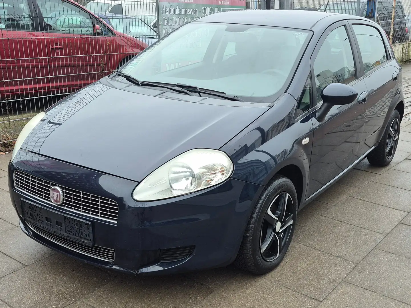 Fiat Grande Punto 1.4 **Mit Klimaanlage** Blau - 1
