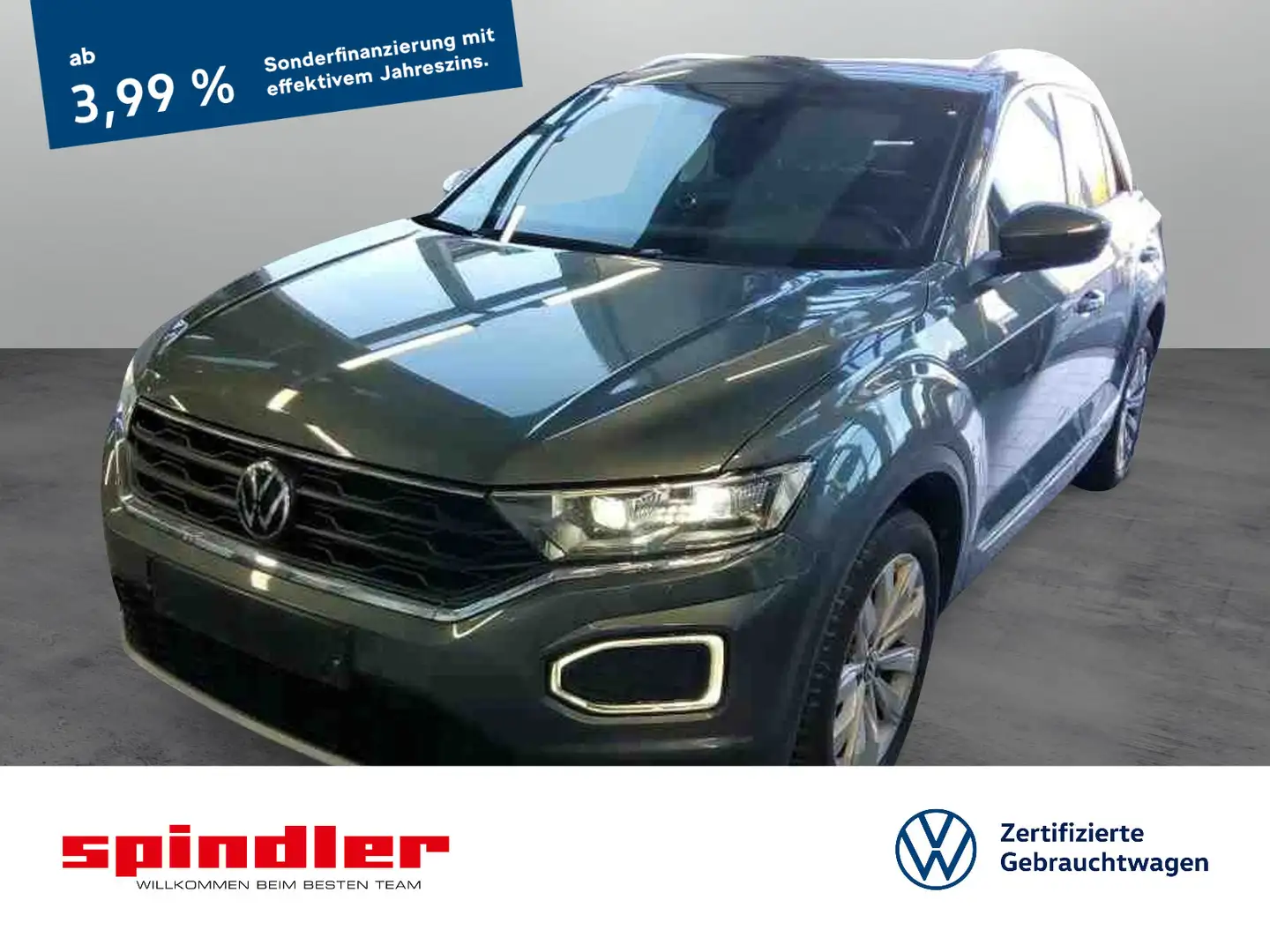 Volkswagen T-Roc Sport 1.5 TSI DSG / Standh, LED, RFK, ACC Grau - 1