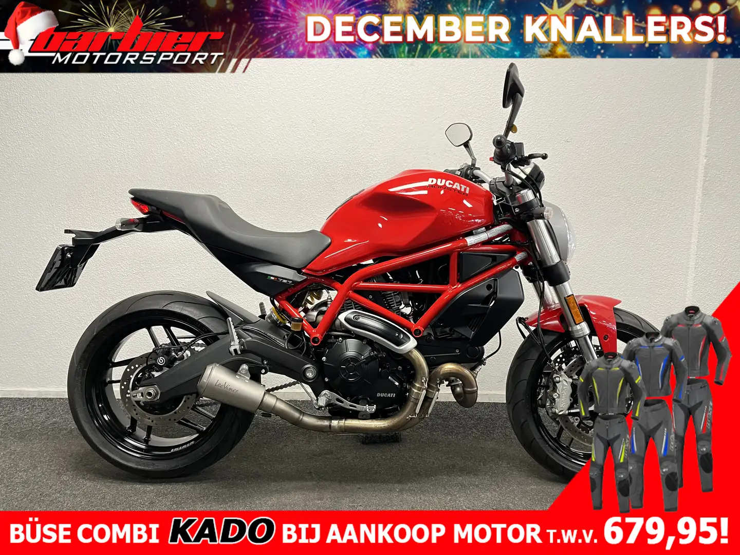 Ducati Monster 797 ABS Rood - 1