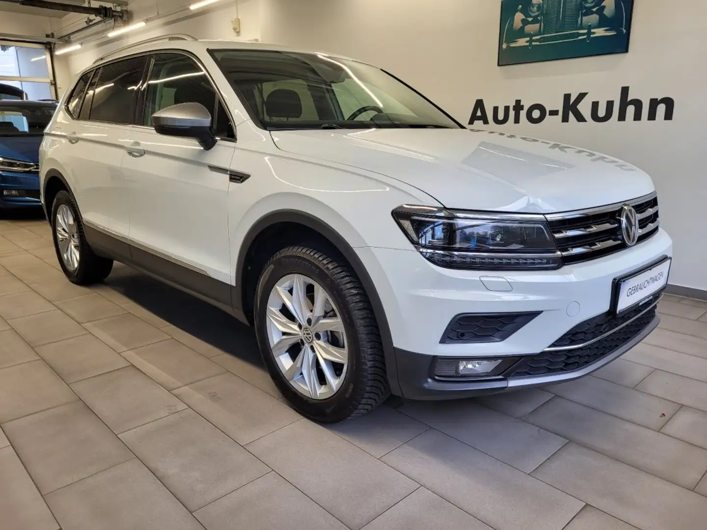 Volkswagen Tiguan Allspace Highline 4 Motion 110 KW AHK,LED,ACC,elekt Heckkl Weiß - 1