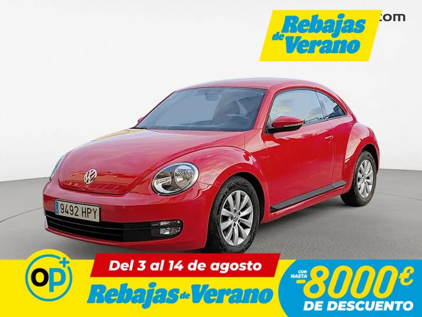 Volkswagen Beetle 1.6TDI Beetlemanía 105 Rojo - 1