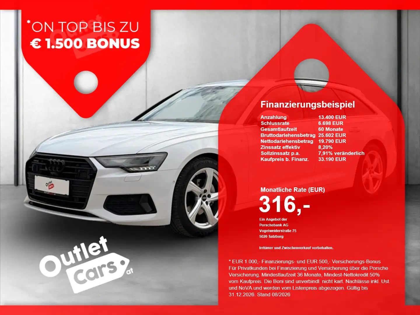 Audi A6 Avant 40 2.0 TDI quattro sport S-Line+AHK+LED Weiß - 1