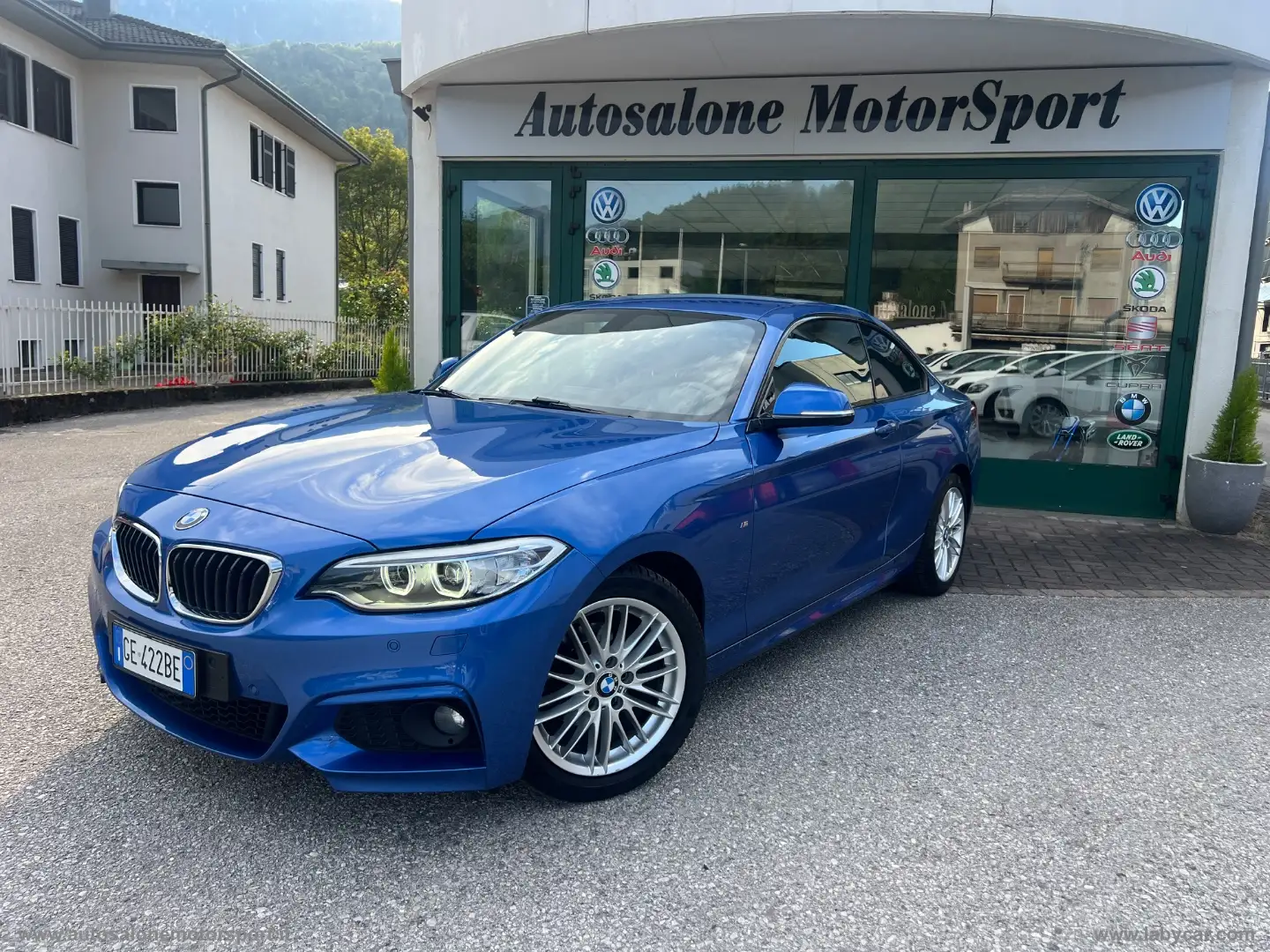 BMW 220 218d Coupé Msport Blau - 1