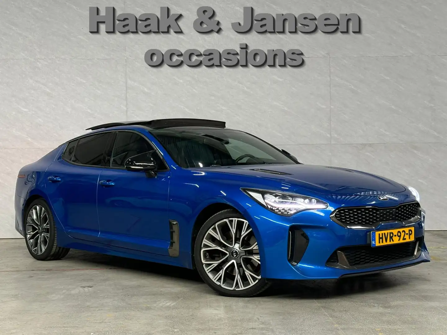 Kia Stinger GT-Line 2WD - Pano - Leder - Adaptive - Trekhaak - Blauw - 2