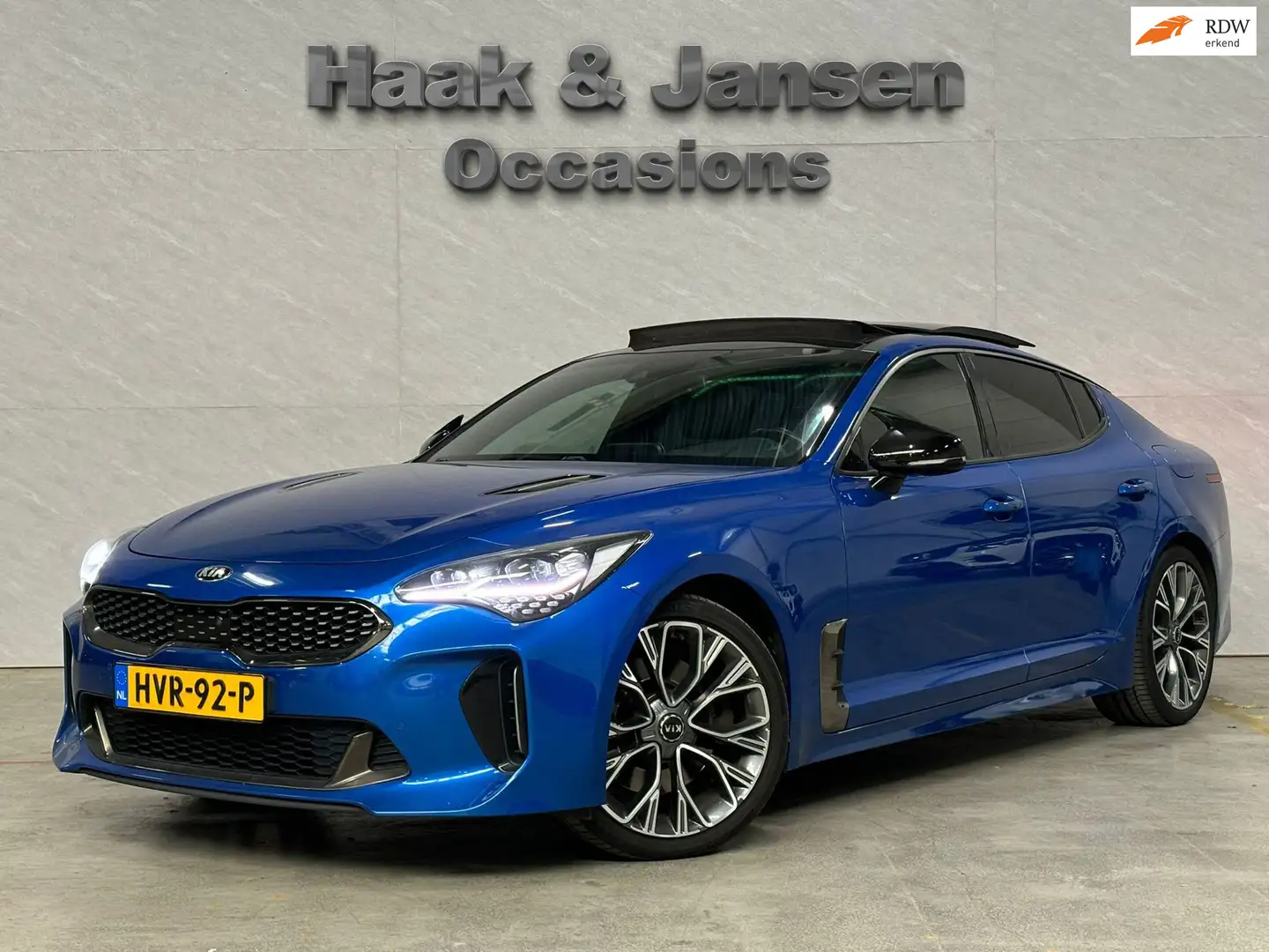Kia Stinger GT-Line 2WD - Pano - Leder - Adaptive - Trekhaak - Blau - 1