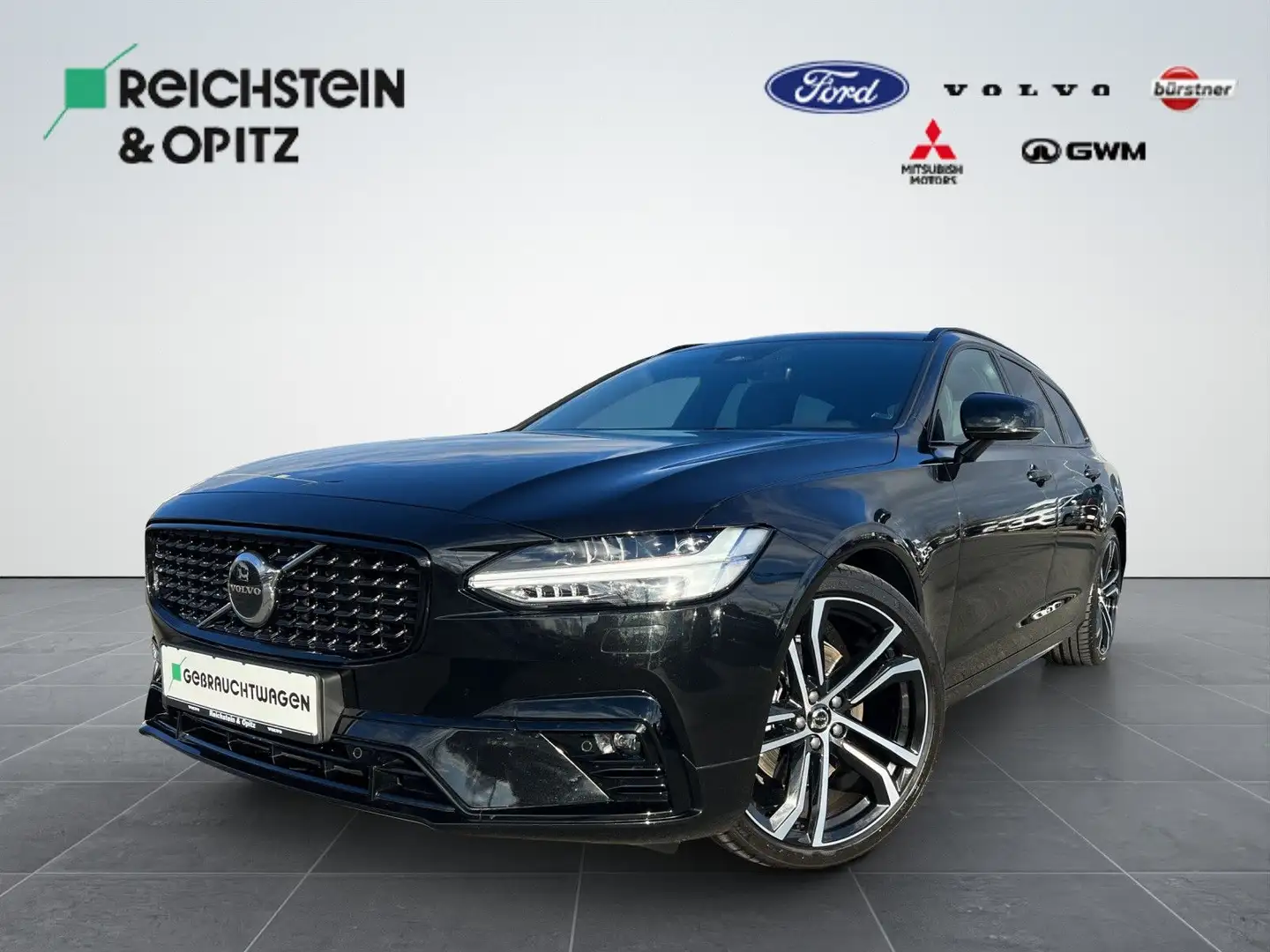 Volvo V90 B5 D Ultimate Dark AWD HeadUp/Keyless/StandH Schwarz - 1